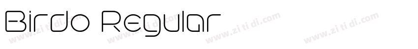 Birdo Regular字体转换